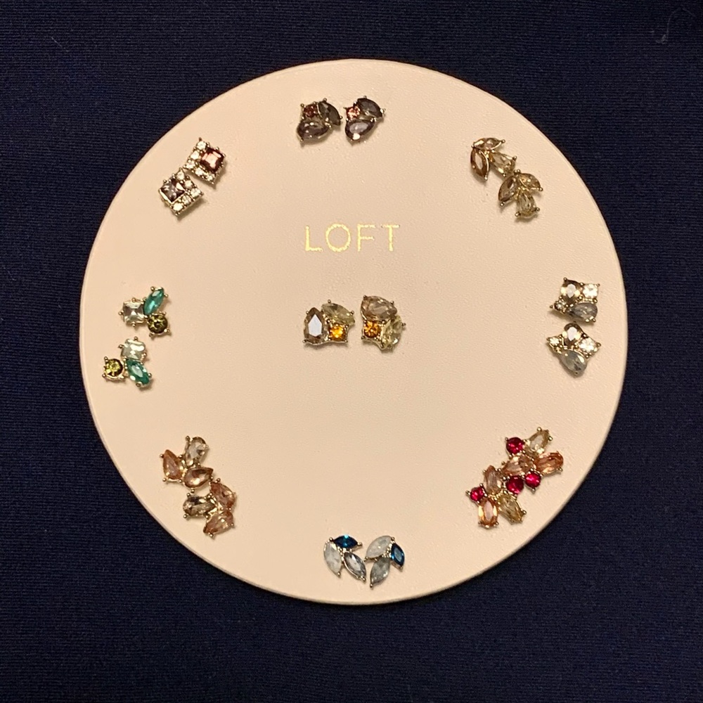 LOFT Mini Stud EARRING set (9 pairs)